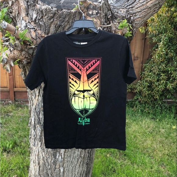 Vans Other - Vans Aloha Hawaii T-Shirt Youth Black Skating Biking BMX